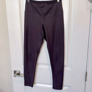 90 DEGREE Yoga Leggings Plum Metallic